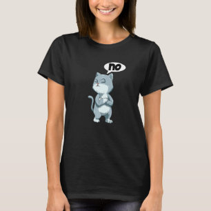 Katt Hängivelse Strejk Irritation Noll Bock Ingen T Shirt