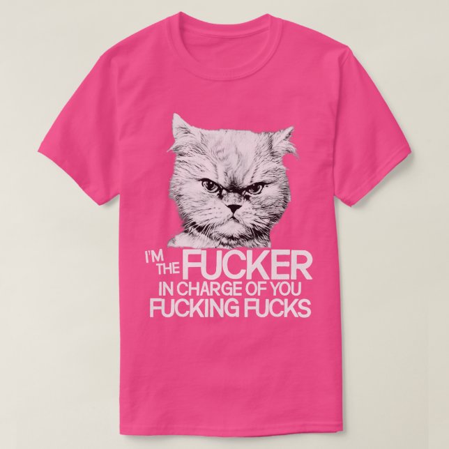 Katt har ansvar t shirt (Design framsida)
