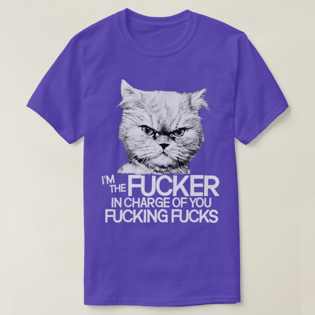 Katt har ansvar t shirt (Design framsida)