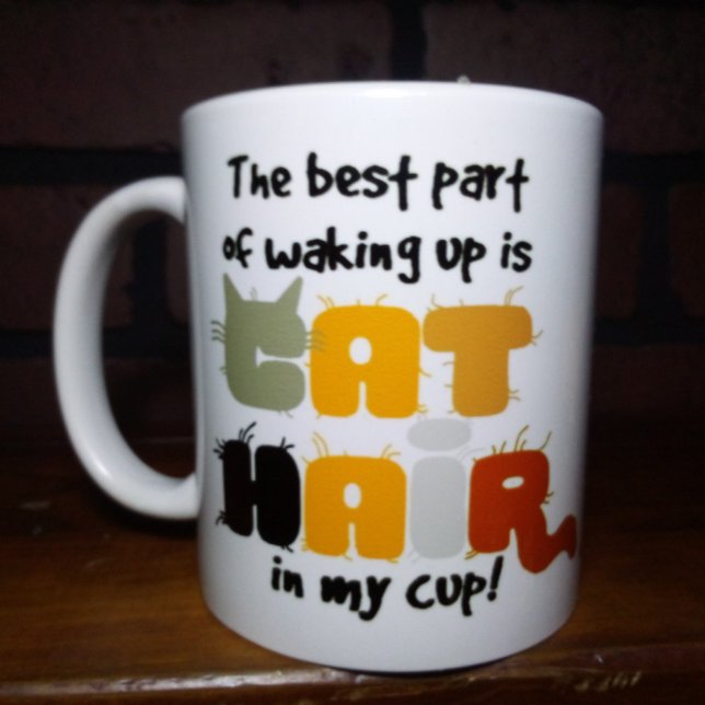 Katt hår i min kopp humoristisk katt älskare mugg (Skapare uppladdad)