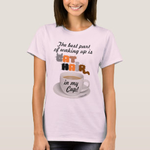 Katt hår i min kopp humoristisk katt älskare t shirt