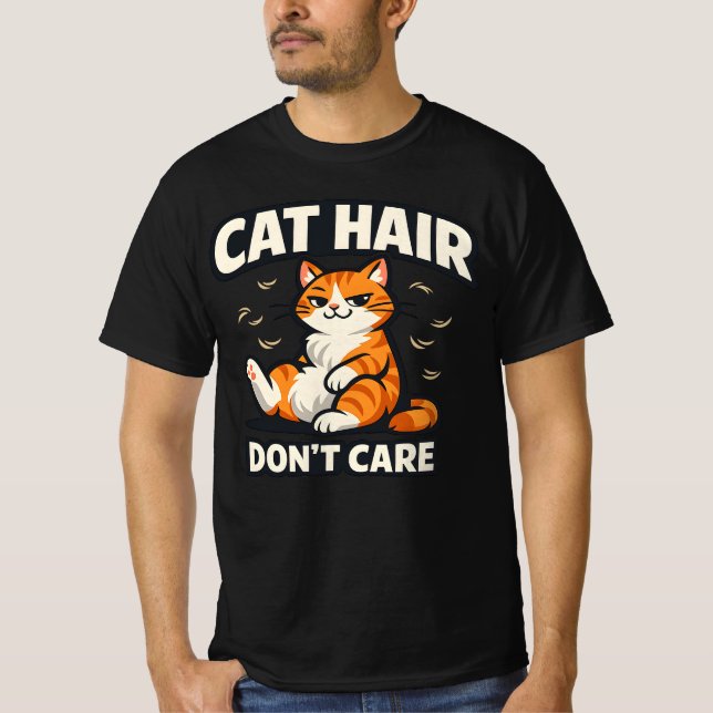 Katt Hår Spelar Ingen Roll 2:a T Shirt (Framsida)