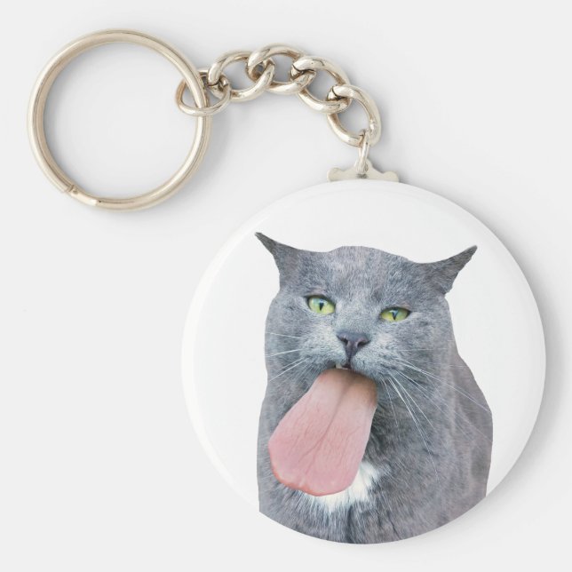 Katt Har Tunga? Nyckelring (Framsidan)