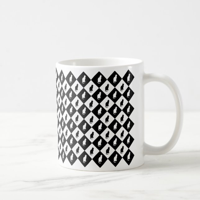 Katt-hav  kaffemugg (Höger)