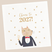Katt hejar på det nya året 2027