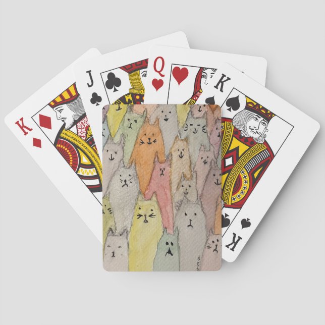 Katt hög  casinokort (Baksidan)