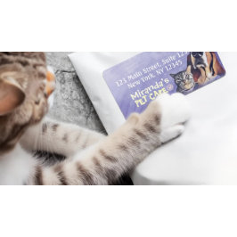 Katt & Hund Djuromsorg Grooming Sitta Shop Adressetikett
