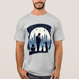 Katt, hund, Jazz T Shirt