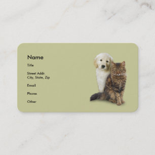 Katt & Hund Visitkort