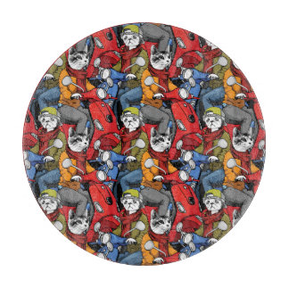 Katt- & hundsparkcykelmönster