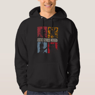 Katt Hus Katt Hus Flagga Katt Ägare Hoodie