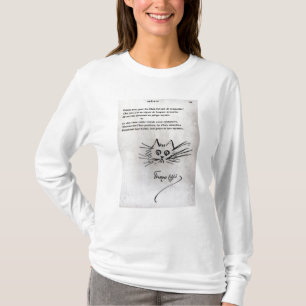 Katt huvud t-shirt