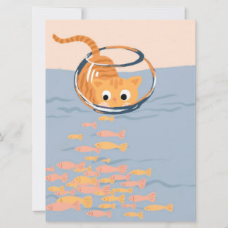 Katt i Aquarium Fish|Colorful Aquarium