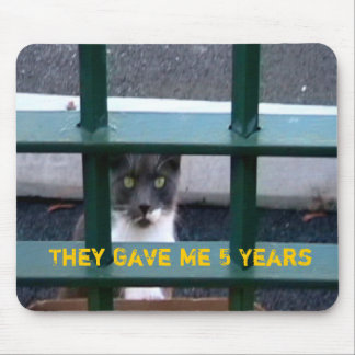 Katt i arresten Mousepad Musmatta