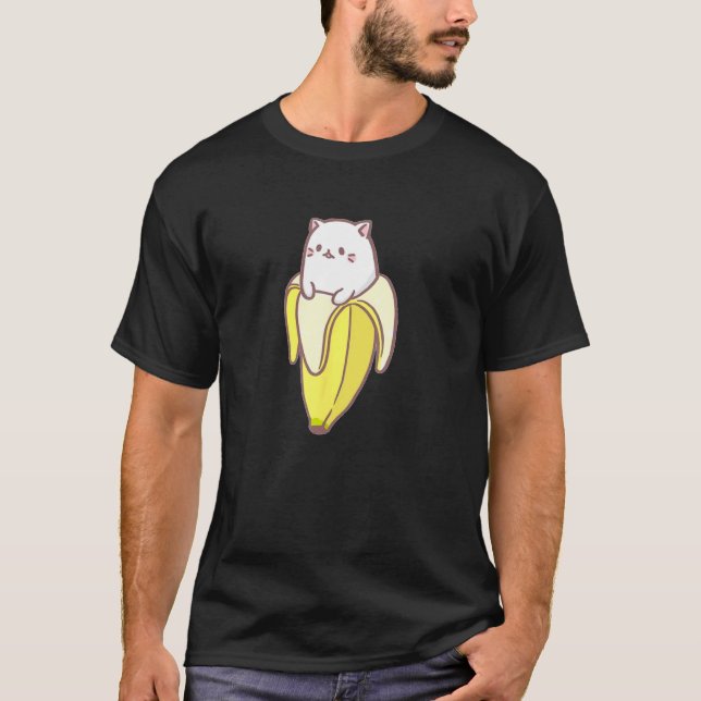Katt i banan t shirt (Framsida)