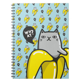 Katt i bananer anteckningsbok