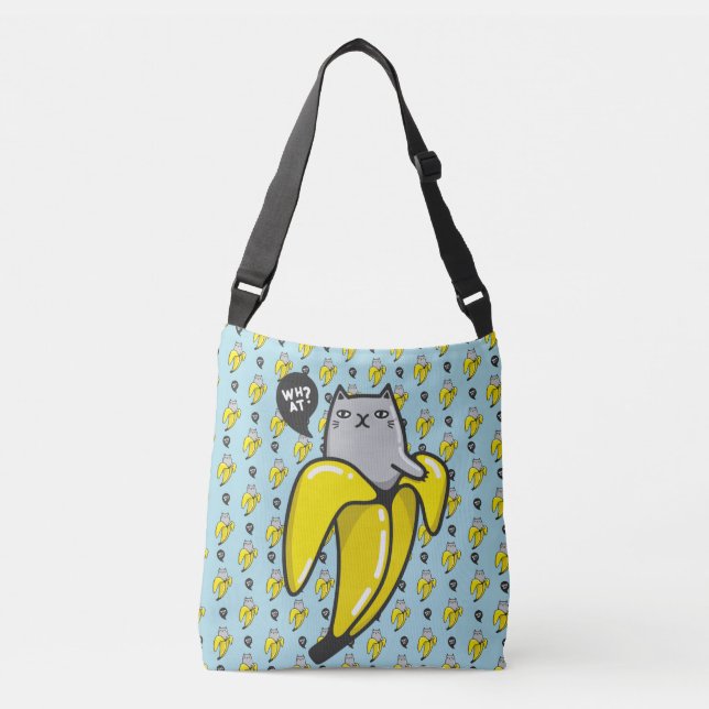 Katt i bananer axelväska (Framsida)