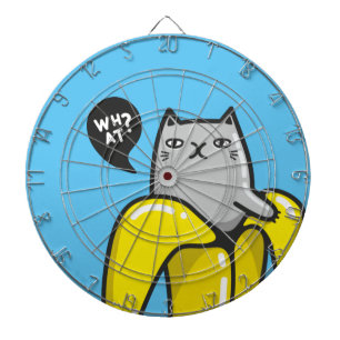 Katt i bananer darttavla