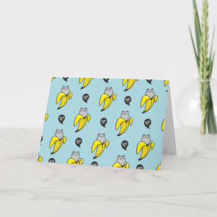 Katt i bananer inbjudan