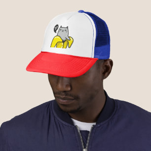 Katt i bananer keps