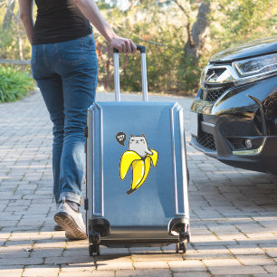 Katt i bananer klistermärken