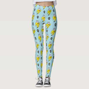 Katt i bananer leggings