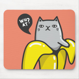 Katt i bananer musmatta