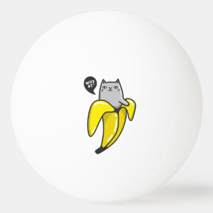 Katt i bananer pingisboll