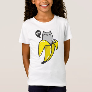 Katt i bananer t shirt