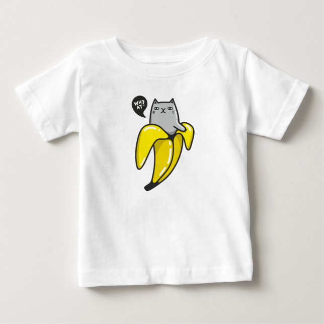 Katt i bananer t shirt (Framsida)