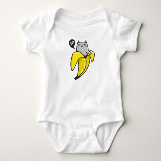 Katt i bananer t shirt (Framsida)
