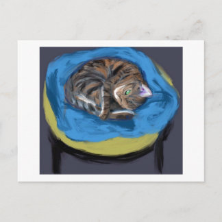 Katt i Bed, Suzanne Valadon Vykort