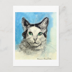 Katt i blått, Francis Picabia Vykort