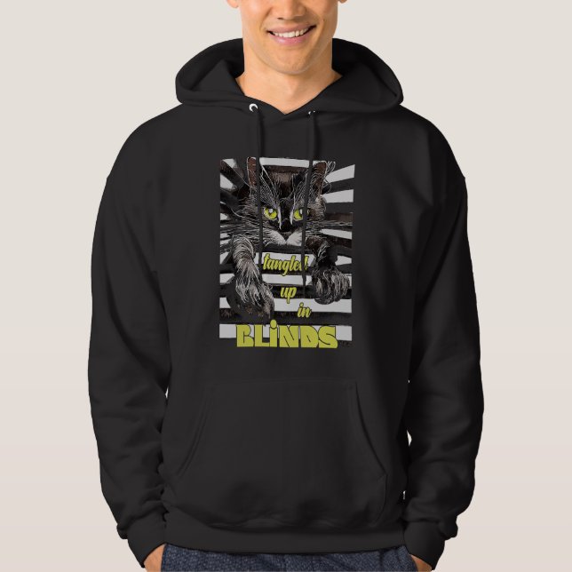 Katt i Blind Explorer Kitten Hoodie (Framsida)