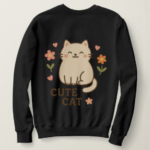 Katt i blomning t shirt