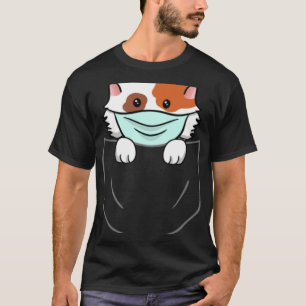 Katt i bröstfickans bröstkorg på Pocket Animal Ans T Shirt