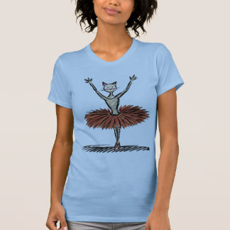 Katt i Dancing Ballet T Shirt