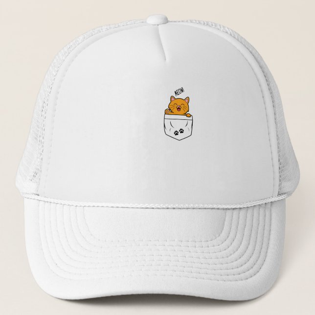 Katt i en fickmatta keps (Framsida)