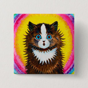 Katt i ett regnbåge, Louis Wain Knapp