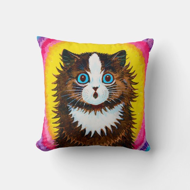 Katt i ett regnbåge, Louis Wain Kudde (Framsida)