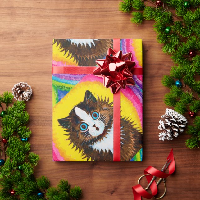 Katt i ett regnbåge, Louis Wain Presentpapper (Julgåva)