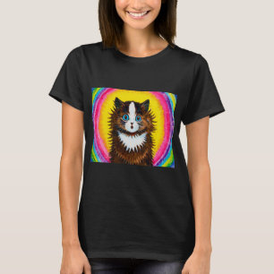 Katt i ett regnbåge, Louis Wain T Shirt