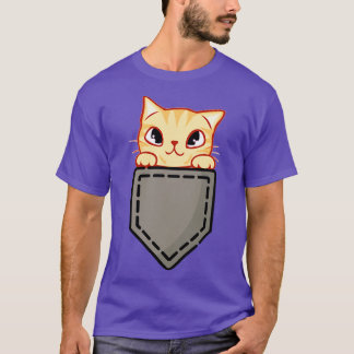 Katt i fickan i kärlek-katter 4 t shirt