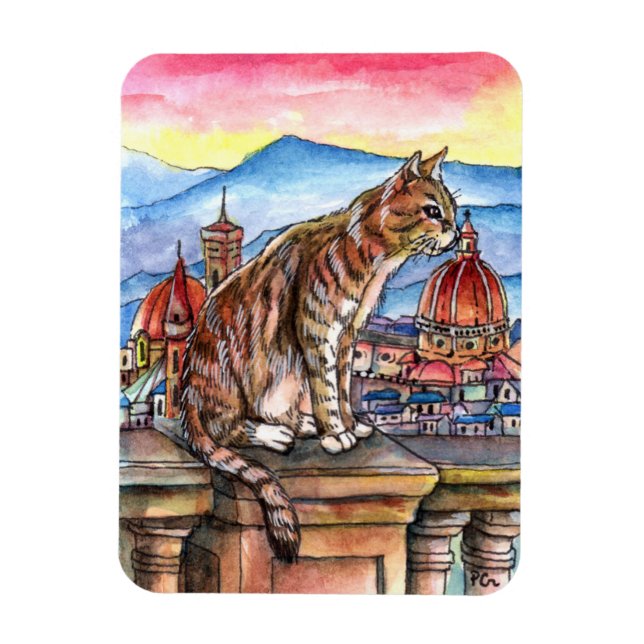 Katt i Florens Magnet (Vertikal)
