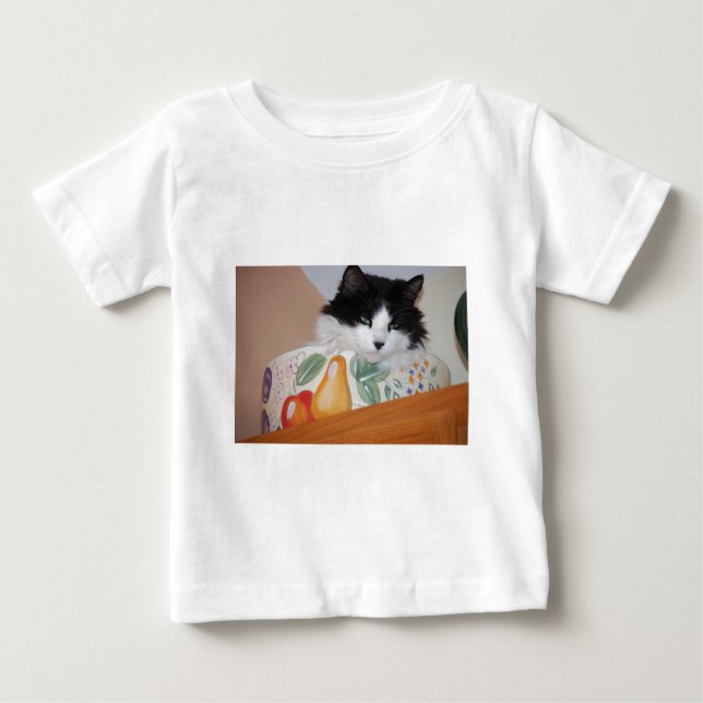 Katt i fruktBowl T Shirt (Framsida)