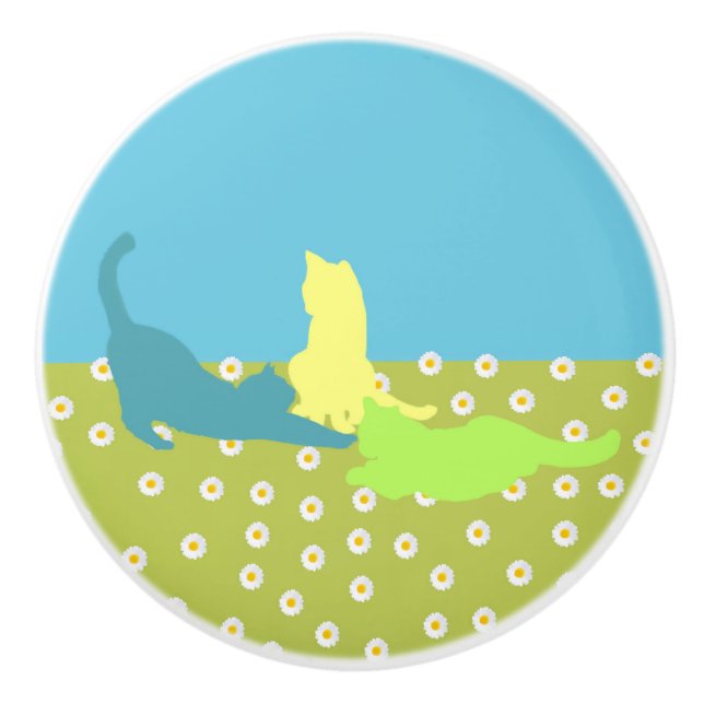 Katt i gräs knopp (Framsidan)