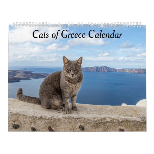 Katt i Greklands kalender (Omslag)