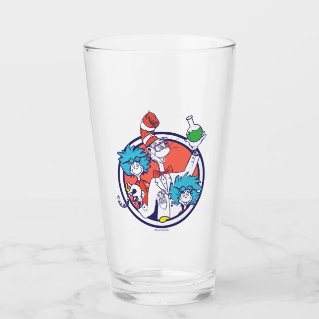 Katt i Hat & Lab Tech One Lab Tech Two Glaskopp (Framsida)