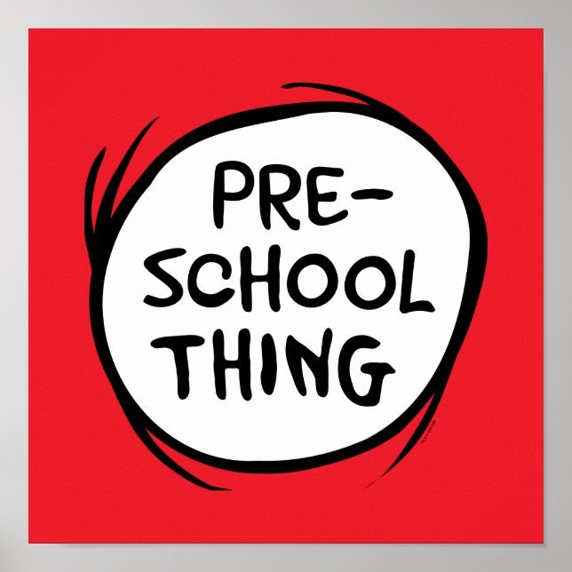 Katt i Hat | Preschool Sak Poster (Framsidan)