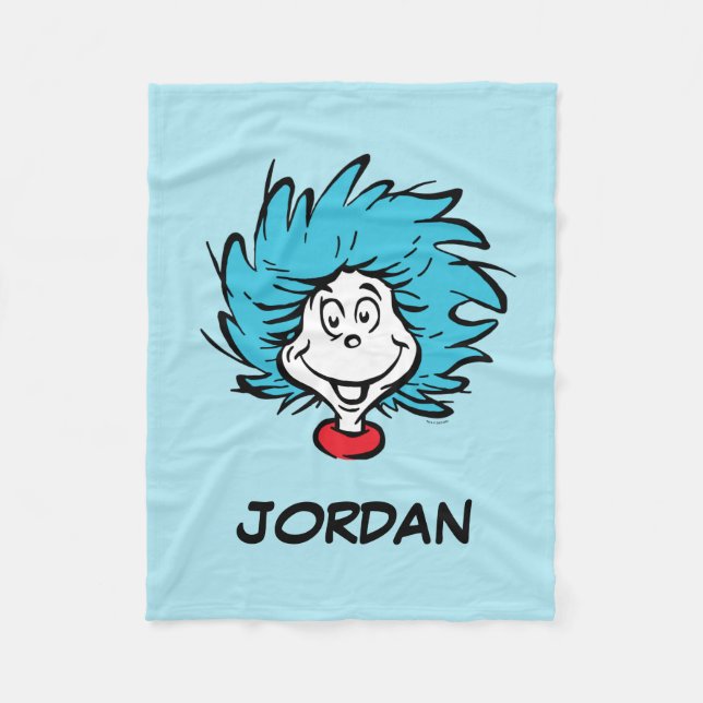 Katt i Hat Sak 1 Sak 2 - Anpassningsbar Sak Fleecefilt (Framsidan)